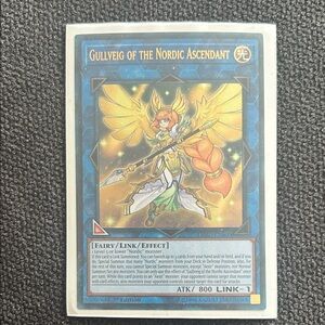 YuGiOh Gullveig of the Nordic Ascendant Trading Card Holographic